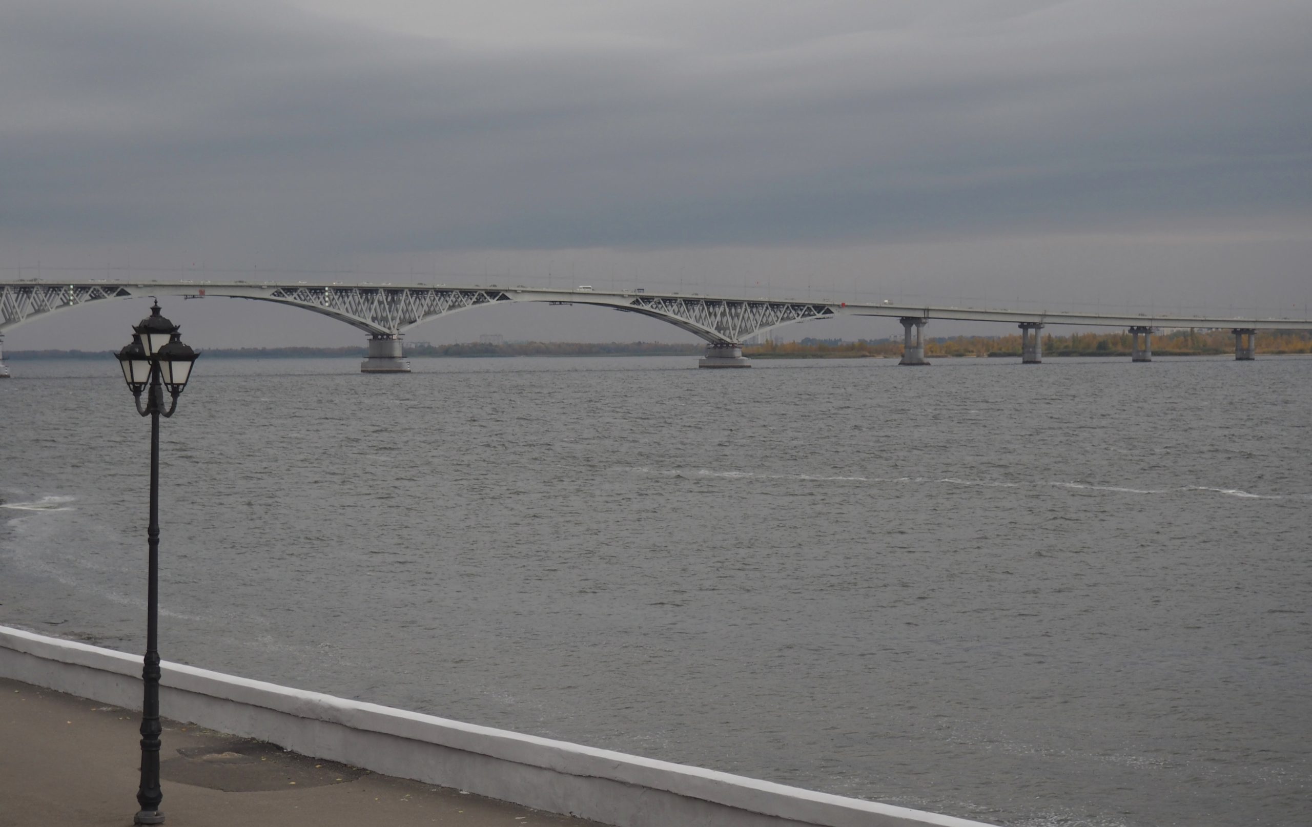 Саратов, мост через Волгу